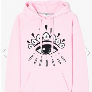 KENZO eye hoodie, flamingo pink